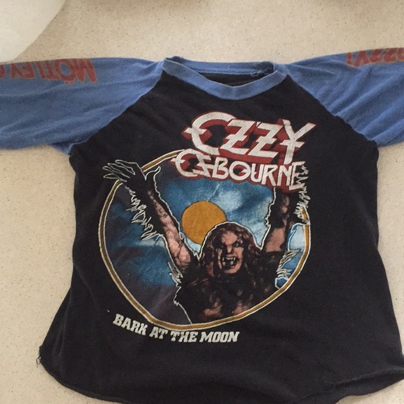 ozzy osbourne baseball shirt